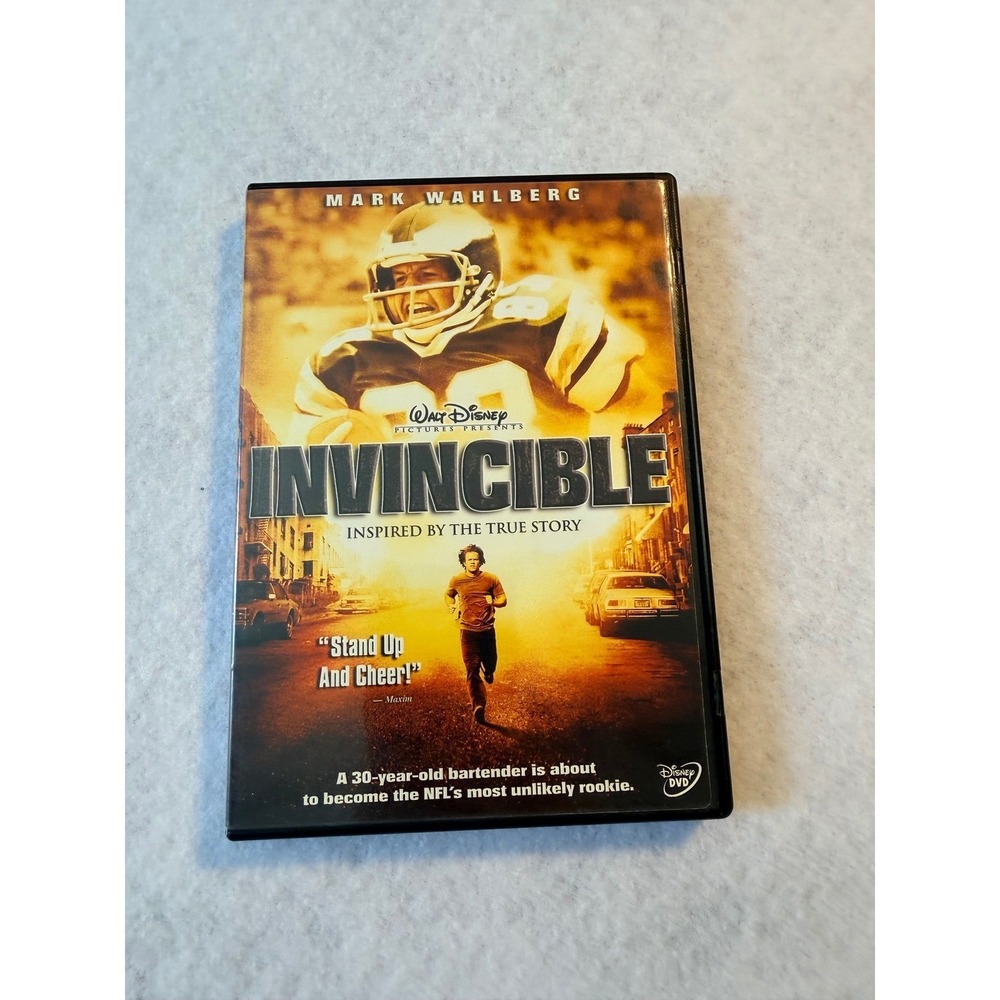 Invincible DVD Mark Wahlberg Walt Disney Pictures NFL Football True Story Movie